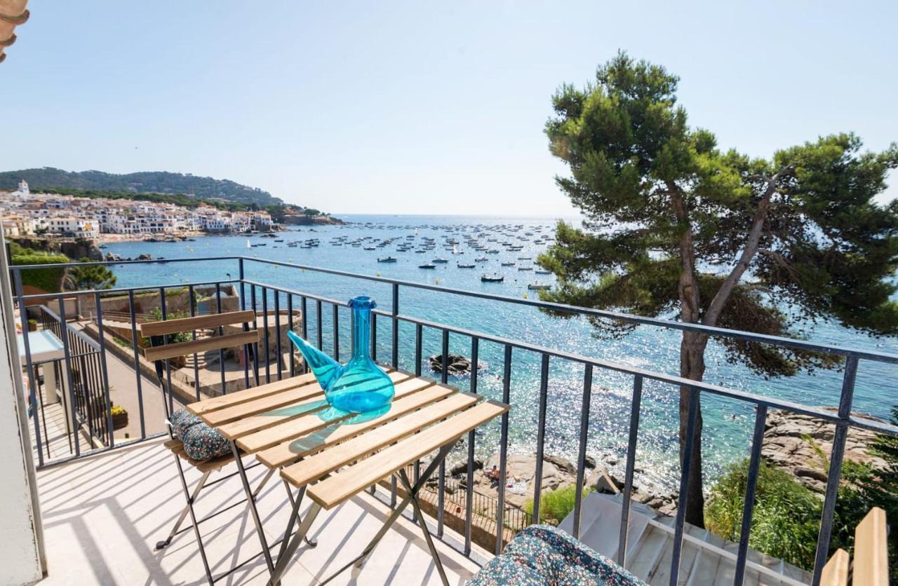 Precioso Apartamento En Primera Linea De Mar En Calella De Palafrugell Bagian luar foto
