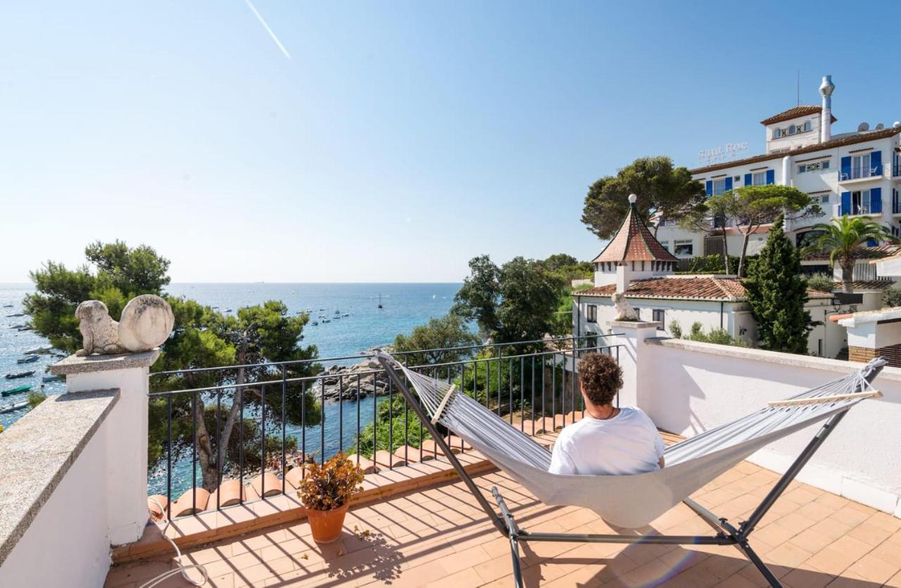 Precioso Apartamento En Primera Linea De Mar En Calella De Palafrugell Bagian luar foto